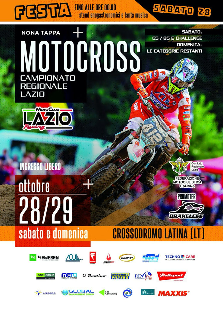 Nona tappa Motocross Campionato Regionale - Crossodromo Latina - 28-29 Ottobre