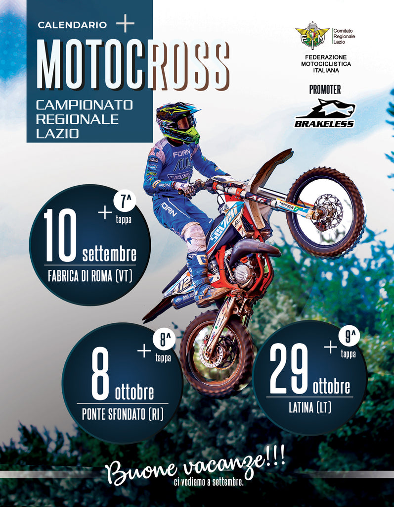 Calendario tappa Motocross Campionato Regionale